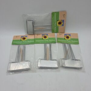 NEW Lot Of 4 Buzzy 5" Aluminum Plant Markers 5ct Each Pack
